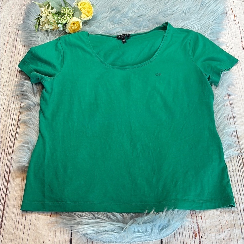 ESCADA Sport Green Scoop Neck Short Sleeve Tee sz L